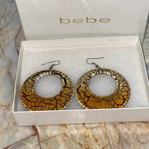 Beautiful Sparkly Crystal Earrings round hoop